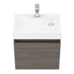 Milan Juno 500 x 360mm Grey Avola Wall Hung Vanity Unit 3 Milan Juno 500 x 360mm Grey Avola Wall Hung Vanity Unit -Victorian Plumbing Shop JN5GA n d5 460