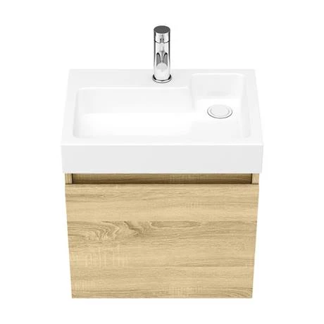 JN5NO_nw_d1_460.jpg Milan Juno 500 x 360mm Natural Oak Wall Hung Vanity Unit -Victorian Plumbing Shop JN5NO nw d1 460
