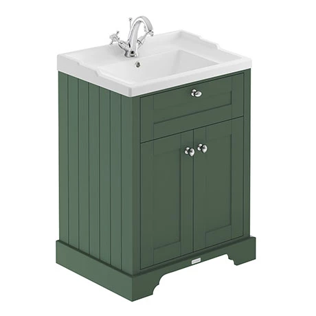 LOF803_P.jpg Old London 600mm 2-Door Cabinet & Basin - Hunter Green -Victorian Plumbing Shop LOF803 P