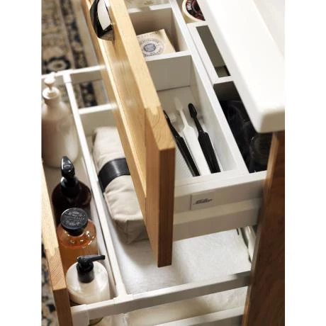 LOND60WHIDR_D3N_460-2.jpg Miller London 120 Wall Hung Four Drawer Vanity Unit + Double Basin (White) -Victorian Plumbing Shop LOND60WHIDR D3N 460 2