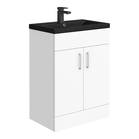 MB6MVME_n_prod.jpg Toreno 600 Basin Unit - High Gloss White with Matt Black Mid Edged Basin -Victorian Plumbing Shop MB6MVME n prod