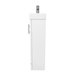 Milan Small Floor Standing Vanity Basin Unit - Gloss White (W400 x D222mm) 5 Milan Small Floor Standing Vanity Basin Unit - Gloss White (W400 x D222mm) -Victorian Plumbing Shop MILFSGW n d2 460