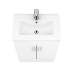 Toreno White 620mm Vanity Unit (Flat Packed) 3 Toreno White 620mm Vanity Unit (Flat Packed) -Victorian Plumbing Shop MV600FP d3 460