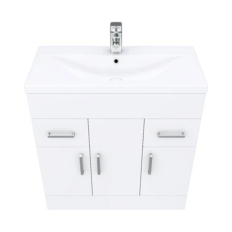 MVME800_D3_460-1.jpg Toreno Basin Unit - 800mm Modern High Gloss White with Mid Edged Basin -Victorian Plumbing Shop MVME800 D3 460 1