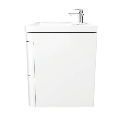 MW2D60_D5_460.jpg Monza Wall Hung 2 Drawer Vanity Unit w. Chrome Handles W600 x D445mm -Victorian Plumbing Shop MW2D60 D5 460