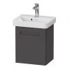 Duravit No.1 450mm Graphite Matt Wall Mounted Vanity Unit with Basin