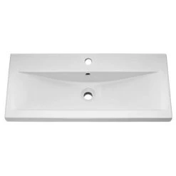 Nova 800mm Mid-Edge Basin High Gloss White Vanity Unit -Victorian Plumbing Shop NVME800 d2 460
