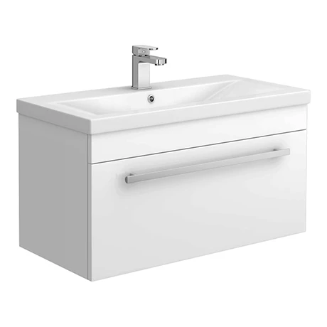 NVMEW800_np.jpg Nova 800mm Mid-Edge Basin Wall Hung High Gloss White Vanity Unit -Victorian Plumbing Shop NVMEW800 np