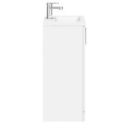 Pallas 500 Modern Gloss White Floor Standing Vanity Unit 4 Pallas 500 Modern Gloss White Floor Standing Vanity Unit -Victorian Plumbing Shop PAL006E d5 460