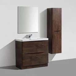 Monza Chestnut 900mm Wide Floor Standing Vanity Unit -Victorian Plumbing Shop Ronda Chestnut 900mm Wide Floor Standing Vanity Unit d4 460