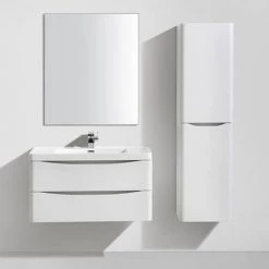 Monza White Ash 900mm Wide Wall Mounted Vanity Unit -Victorian Plumbing Shop Ronda White Ash 900mm Wide Wall Mounted Vanity Unit d3 460