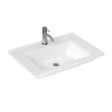 S65DDBSQ_D1_460-4.jpg Britton Shoreditch 650mm Wall-Hung Single Drawer Vanity Unit with Chrome Handle - Matt Grey -Victorian Plumbing Shop S65DDBSQ D1 460 4