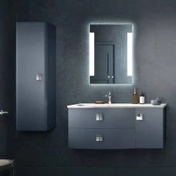 Hudson Reed Sarenna 1000mm Wall Hung Cabinet & Basin - Dove Grey 3 Hudson Reed Sarenna 1000mm Wall Hung Cabinet & Basin - Dove Grey -Victorian Plumbing Shop SAR102L D3 460