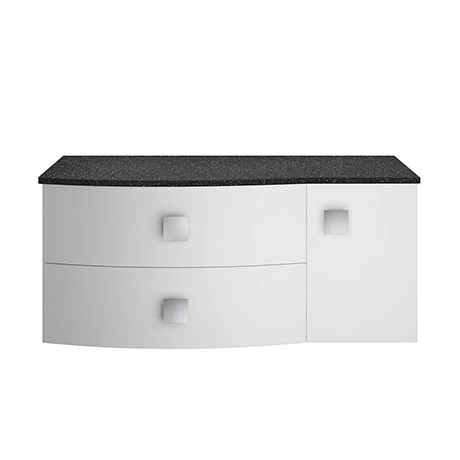 SAR104L_P.jpg Hudson Reed Sarenna Wall Hung Countertop Vanity Unit - Moon White - 1000mm with Black Marble Top -Victorian Plumbing Shop SAR104L P