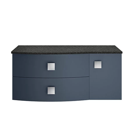SAR304L_P.jpg Hudson Reed Sarenna Wall Hung Countertop Vanity Unit - Mineral Blue - 1000mm with Black Marble Top -Victorian Plumbing Shop SAR304L P