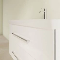 Villeroy and Boch Avento Wall Hung Vanity Unit 1000mm - Crystal White - SAVE03B401 -Victorian Plumbing Shop SAVE03B401 D4 460