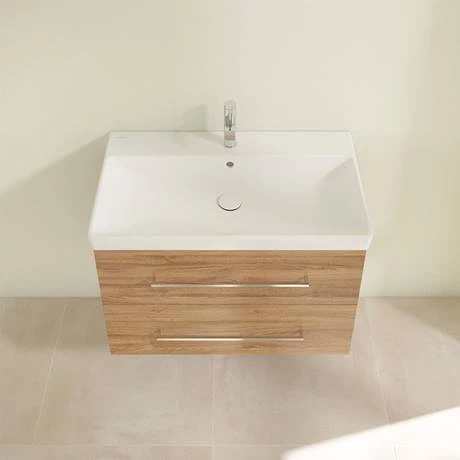 SAVE05RH01_D3_460.jpg Villeroy and Boch Avento Oak Kansas 800mm Wall Hung 2-Drawer Vanity Unit -Victorian Plumbing Shop SAVE05RH01 D3 460