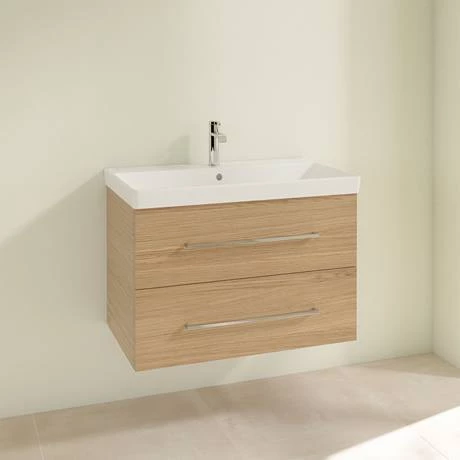 SAVE05VJ01_D1_460.jpg Villeroy and Boch Avento Nordic Oak 800mm Wall Hung 2-Drawer Vanity Unit -Victorian Plumbing Shop SAVE05VJ01 D1 460