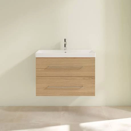 SAVE05VJ01_D2_460.jpg Villeroy and Boch Avento Nordic Oak 800mm Wall Hung 2-Drawer Vanity Unit -Victorian Plumbing Shop SAVE05VJ01 D2 460