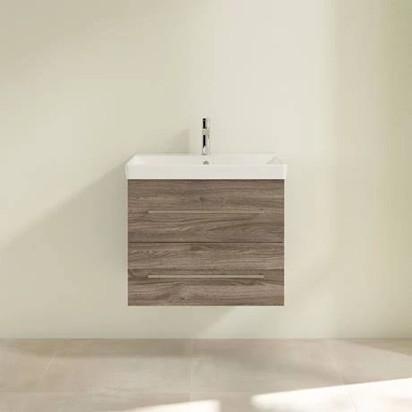 SAVE07RK01_D2_460.jpg Villeroy and Boch Avento Stone Oak 650mm Wall Hung 2-Drawer Vanity Unit -Victorian Plumbing Shop SAVE07RK01 D2 460