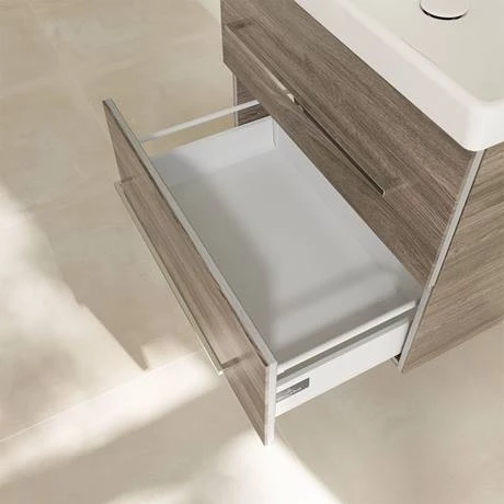 SAVE07RK01_D5_460.jpg Villeroy and Boch Avento Stone Oak 650mm Wall Hung 2-Drawer Vanity Unit -Victorian Plumbing Shop SAVE07RK01 D5 460