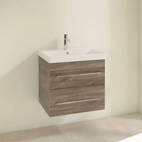 SAVE09RK01_D1_460.jpg Villeroy and Boch Avento Stone Oak 600mm Wall Hung 2-Drawer Vanity Unit -Victorian Plumbing Shop SAVE09RK01 D1 460