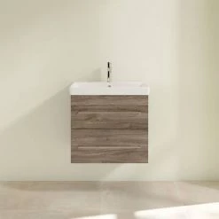 Villeroy and Boch Avento Stone Oak 600mm Wall Hung 2-Drawer Vanity Unit 2 Villeroy and Boch Avento Stone Oak 600mm Wall Hung 2-Drawer Vanity Unit -Victorian Plumbing Shop SAVE09RK01 D2 460