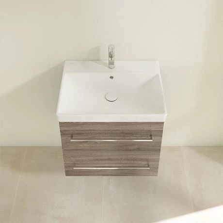 SAVE09RK01_D3_460.jpg Villeroy and Boch Avento Stone Oak 600mm Wall Hung 2-Drawer Vanity Unit -Victorian Plumbing Shop SAVE09RK01 D3 460