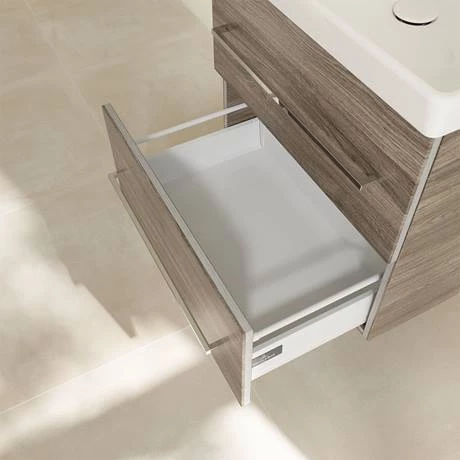 SAVE09RK01_D5_460.jpg Villeroy and Boch Avento Stone Oak 600mm Wall Hung 2-Drawer Vanity Unit -Victorian Plumbing Shop SAVE09RK01 D5 460