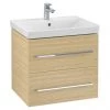 Villeroy and Boch Avento Nordic Oak 600mm Wall Hung 2-Drawer Vanity Unit