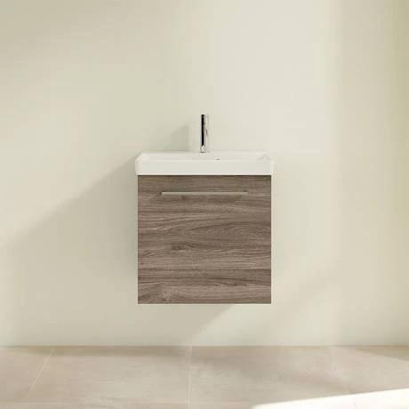 SAVE11RK01_D2_460.jpg Villeroy and Boch Avento Stone Oak 550mm Wall Hung 1-Door Vanity Unit -Victorian Plumbing Shop SAVE11RK01 D2 460