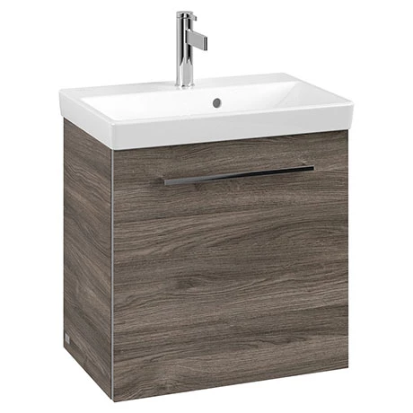 SAVE11RK01_P.jpg Villeroy and Boch Avento Stone Oak 550mm Wall Hung 1-Door Vanity Unit -Victorian Plumbing Shop SAVE11RK01 P