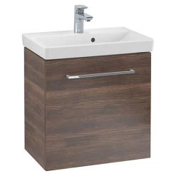Villeroy and Boch Avento Arizona Oak 550mm Wall Hung 1-Door Vanity Unit