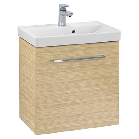 SAVE11VJ01_P.jpg Villeroy and Boch Avento Nordic Oak 550mm Wall Hung 1-Door Vanity Unit -Victorian Plumbing Shop SAVE11VJ01 P