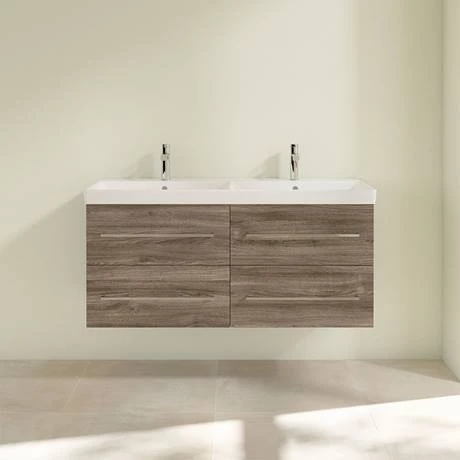 SAVE29RK01_D2_460.jpg Villeroy and Boch Avento Stone Oak 1200mm Wall Hung 4-Drawer Double Vanity Unit -Victorian Plumbing Shop SAVE29RK01 D2 460