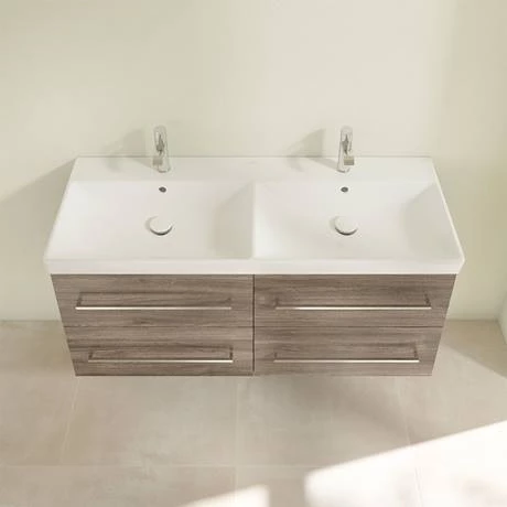 SAVE29RK01_D3_460.jpg Villeroy and Boch Avento Stone Oak 1200mm Wall Hung 4-Drawer Double Vanity Unit -Victorian Plumbing Shop SAVE29RK01 D3 460