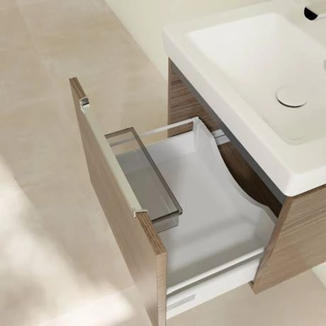 SBAO550_D3_460.jpg Villeroy and Boch Subway 2.0 Arizona Oak 550mm Wall Hung 1-Drawer Vanity Unit -Victorian Plumbing Shop SBAO550 D3 460