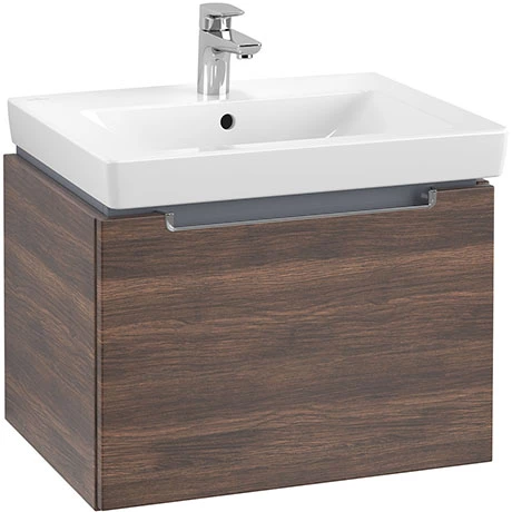SBAO600_P.jpg Villeroy and Boch Subway 2.0 Arizona Oak 600mm Wall Hung 1-Drawer Vanity Unit -Victorian Plumbing Shop SBAO600 P