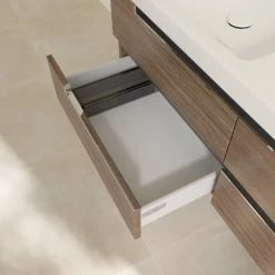 Villeroy and Boch Subway 2.0 Arizona Oak 1300mm Wall Hung Double Basin Vanity Unit 5 Villeroy and Boch Subway 2.0 Arizona Oak 1300mm Wall Hung Double Basin Vanity Unit -Victorian Plumbing Shop SBDB13AO D5 460