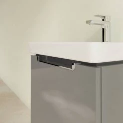Villeroy and Boch Subway 2.0 Glossy Grey 500mm Wall Hung 1-Drawer Vanity Unit -Victorian Plumbing Shop SBGG500 D4 460