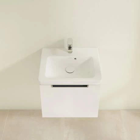 SBGW500_D3_460.jpg Villeroy and Boch Subway 2.0 Glossy White 500mm Wall Hung 1-Drawer Vanity Unit -Victorian Plumbing Shop SBGW500 D3 460