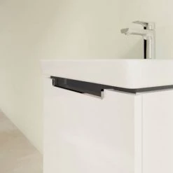Villeroy and Boch Subway 2.0 Glossy White 500mm Wall Hung 1-Drawer Vanity Unit 4 Villeroy and Boch Subway 2.0 Glossy White 500mm Wall Hung 1-Drawer Vanity Unit -Victorian Plumbing Shop SBGW500 D4 460