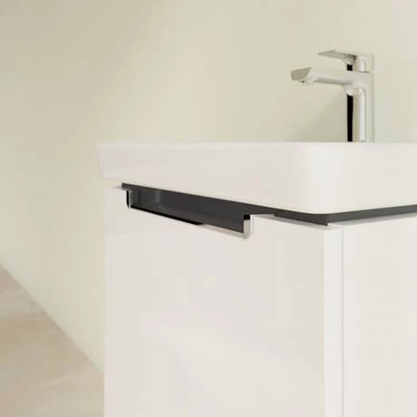 SBGW500_D4_460.jpg Villeroy and Boch Subway 2.0 Glossy White 500mm Wall Hung 1-Drawer Vanity Unit -Victorian Plumbing Shop SBGW500 D4 460