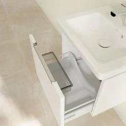Villeroy and Boch Subway 2.0 Glossy White 500mm Wall Hung 1-Drawer Vanity Unit 5 Villeroy and Boch Subway 2.0 Glossy White 500mm Wall Hung 1-Drawer Vanity Unit -Victorian Plumbing Shop SBGW500 D5 460