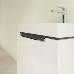 Villeroy and Boch Subway 2.0 Glossy White 550mm Wall Hung 1-Drawer Vanity Unit 2 Villeroy and Boch Subway 2.0 Glossy White 550mm Wall Hung 1-Drawer Vanity Unit -Victorian Plumbing Shop SBGW550 D2 460
