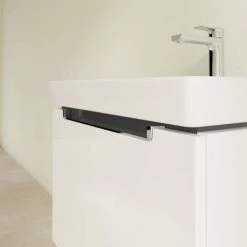 Villeroy and Boch Subway 2.0 Glossy White 600mm Wall Hung 1-Drawer Vanity Unit 2 Villeroy and Boch Subway 2.0 Glossy White 600mm Wall Hung 1-Drawer Vanity Unit -Victorian Plumbing Shop SBGW600 D2 460