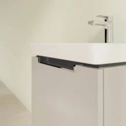 Villeroy and Boch Subway 2.0 Soft Grey 500mm Wall Hung 1-Drawer Vanity Unit -Victorian Plumbing Shop SBSG500 D4 460