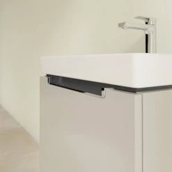 Villeroy and Boch Subway 2.0 Soft Grey 550mm Wall Hung 1-Drawer Vanity Unit -Victorian Plumbing Shop SBSG550 D2 460