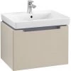 Villeroy and Boch Subway 2.0 Soft Grey 600mm Wall Hung 1-Drawer Vanity Unit