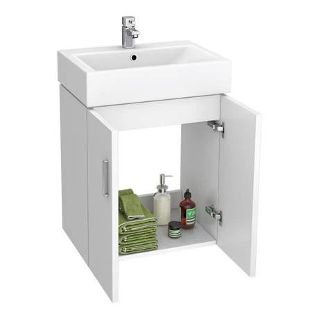 VTWW450_detail_a_460-1.jpg Nova Wall Mounted Vanity - 450mm Gloss White (Flat Packed) -Victorian Plumbing Shop VTWW450 detail a 460 1